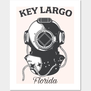 Key Largo Florida Diving poster Posters and Art